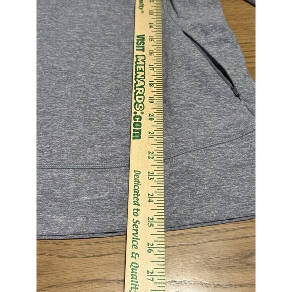 Lululemon Long Sleeve Shirt Womens Gray Zip Pullover Run Size 8 Vented Athletic - Picture 3 of 15